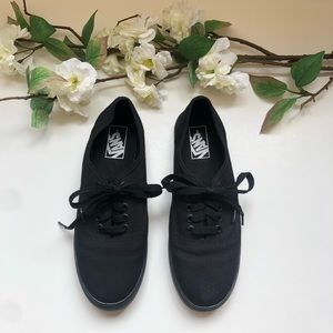 Vans Classic Authentic Triple Black Sneakers 8.5